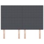 Cabecero Diseño Simple Gris Oscuro 160 cm Tela de Pana von , Kopf- und Fußteile - Ref: Foro24-3337729, Preis: 131,16 €, Rabat...