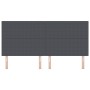 Cabecero Diseño Sencillo Gris Oscuro 200 cm Tela de Pana von , Kopf- und Fußteile - Ref: Foro24-3337737, Preis: 126,12 €, Rab...