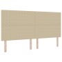 Cabecero Diseño Sencillo Verde Claro Gris 200 cm Tela de Pana by , Headboards and footboards - Ref: Foro24-3337739, Price: 12...