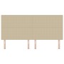 Cabecero Diseño Sencillo Verde Claro Gris 200 cm Tela de Pana by , Headboards and footboards - Ref: Foro24-3337739, Price: 12...