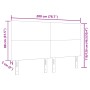 Cabecero Diseño Sencillo Verde Claro Gris 200 cm Tela de Pana by , Headboards and footboards - Ref: Foro24-3337739, Price: 12...