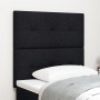 Cabecero con botón tapizado negro de 80 cm en tela von , Kopf- und Fußteile - Ref: Foro24-3337784, Preis: 59,13 €, Rabatt: %