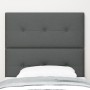 Cabecero Acabado con Botones Gris Oscuro 80 cm Tela von , Kopf- und Fußteile - Ref: Foro24-3337783, Preis: 59,13 €, Rabatt: %