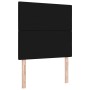Cabecera con botones, tapizada en terciopelo negro de 90 cm von , Kopf- und Fußteile - Ref: Foro24-3337804, Preis: 76,68 €, R...
