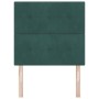 Cabecero Botonera Verde Oscuro 90 cm Terciopelo von , Kopf- und Fußteile - Ref: Foro24-3337805, Preis: 63,56 €, Rabatt: %