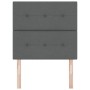 Cabecero Botonadura Tapizada Gris Oscuro 100 cm Tela von , Kopf- und Fußteile - Ref: Foro24-3337809, Preis: 67,00 €, Rabatt: %