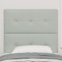 Cabecero Tapizado en Botones Gris Claro 100 cm Terciopelo von , Kopf- und Fußteile - Ref: Foro24-3337815, Preis: 66,91 €, Rab...