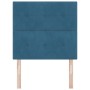 Cabecero Tufted con Botones Azul Oscuro de 100 cm en Terciopelo von , Kopf- und Fußteile - Ref: Foro24-3337819, Preis: 80,77 ...