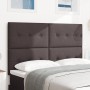 Cabecero de tapizado con botones marrón oscuro 140 cm de tela von , Kopf- und Fußteile - Ref: Foro24-3337824, Preis: 126,30 €...