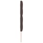 Cabecero de tapizado con botones marrón oscuro 140 cm de tela von , Kopf- und Fußteile - Ref: Foro24-3337824, Preis: 126,30 €...