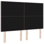 Cabecero de tapizado con botones marrón oscuro 140 cm de tela von , Kopf- und Fußteile - Ref: Foro24-3337824, Preis: 126,30 €...