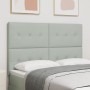 Cabecero Botonera Terciopelo Gris Claro 140 cm von , Kopf- und Fußteile - Ref: Foro24-3337828, Preis: 104,62 €, Rabatt: %