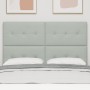 Cabecero Botonera Terciopelo Gris Claro 140 cm von , Kopf- und Fußteile - Ref: Foro24-3337828, Preis: 104,62 €, Rabatt: %