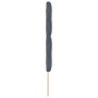 Cabecero con botones tapizados en terciopelo gris oscuro de 140 cm von , Kopf- und Fußteile - Ref: Foro24-3337829, Preis: 104...