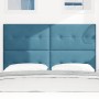 Cabecero con botones acolchados en terciopelo azul oscuro de 140 cm von , Kopf- und Fußteile - Ref: Foro24-3337832, Preis: 12...