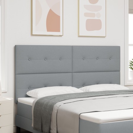 Cabezal Botonera Gris Claro 180 cm Tela von , Kopf- und Fußteile - Ref: Foro24-3337847, Preis: 142,48 €, Rabatt: %