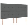 Cabezal con botones tapizado en gris oscuro de 180 cm von , Kopf- und Fußteile - Ref: Foro24-3337848, Preis: 118,12 €, Rabatt: %