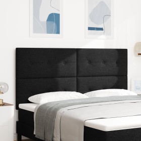 Cabecero Tapizado con Botones Negro 180 cm Tela von , Kopf- und Fußteile - Ref: Foro24-3337849, Preis: 142,48 €, Rabatt: %