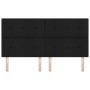 Cabecero Tapizado con Botones Negro 180 cm Tela by , Headboards and footboards - Ref: Foro24-3337849, Price: 118,00 €, Discou...