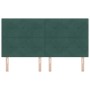 Cabecero Botones Tapizado Verde Oscuro 180 cm Terciopelo von , Kopf- und Fußteile - Ref: Foro24-3337857, Preis: 118,04 €, Rab...