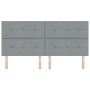 Cabecera Botonada Gris Claro 200 cm Tela von , Kopf- und Fußteile - Ref: Foro24-3337860, Preis: 150,66 €, Rabatt: %