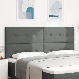 Cabecero de capitoné gris oscuro de 200 cm en tela von , Kopf- und Fußteile - Ref: Foro24-3337861, Preis: 124,87 €, Rabatt: %