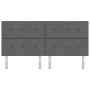 Cabecero de capitoné gris oscuro de 200 cm en tela von , Kopf- und Fußteile - Ref: Foro24-3337861, Preis: 124,80 €, Rabatt: %
