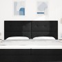 Cabecero acolchado con botones en negro de 200 cm de tela von , Kopf- und Fußteile - Ref: Foro24-3337862, Preis: 124,87 €, Ra...