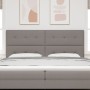 Cabecera con botones acolchados taupe 200 cm tela von , Kopf- und Fußteile - Ref: Foro24-3337864, Preis: 150,66 €, Rabatt: %