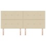 Cabecero con botonadura en crema de 200 cm en tela von , Kopf- und Fußteile - Ref: Foro24-3337865, Preis: 124,87 €, Rabatt: %