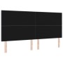 Cabecero con botones tapizado en terciopelo gris oscuro de 200 cm von , Kopf- und Fußteile - Ref: Foro24-3337868, Preis: 124,...