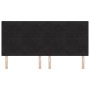 Cabecero con botones acolchados negro de 200 cm de terciopelo von , Kopf- und Fußteile - Ref: Foro24-3337869, Preis: 124,80 €...