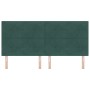 Cabecero con Botones Verde Oscuro 200 cm Terciopelo von , Kopf- und Fußteile - Ref: Foro24-3337870, Preis: 150,29 €, Rabatt: %