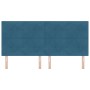 Cabezal con botones acolchonados en terciopelo azul oscuro de 200 cm von , Kopf- und Fußteile - Ref: Foro24-3337871, Preis: 1...