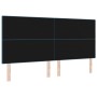 Cabezal con botones acolchonados en terciopelo azul oscuro de 200 cm von , Kopf- und Fußteile - Ref: Foro24-3337871, Preis: 1...