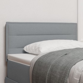 Cabecero con LED Gris Claro Tela 80 cm Estructura de Cama by , Headboards and footboards - Ref: Foro24-3337964, Price: 60,04 ...