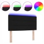 Cabecera LED Diseño de Líneas Negra 80 cm Tela by , Headboards and footboards - Ref: Foro24-3337966, Price: 60,04 €, Discount: %
