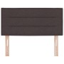 Cabecero Diseño de Líneas Marrón Oscuro 80 cm Tela by , Headboards and footboards - Ref: Foro24-3337967, Price: 60,04 €, Disc...