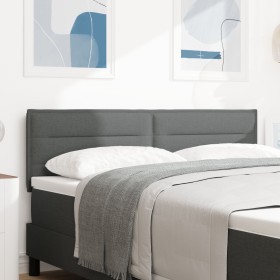 Cabecero Diseño Líneas Gris Oscuro 80 cm Tela by , Headboards and footboards - Ref: Foro24-3337993, Price: 75,75 €, Discount: %