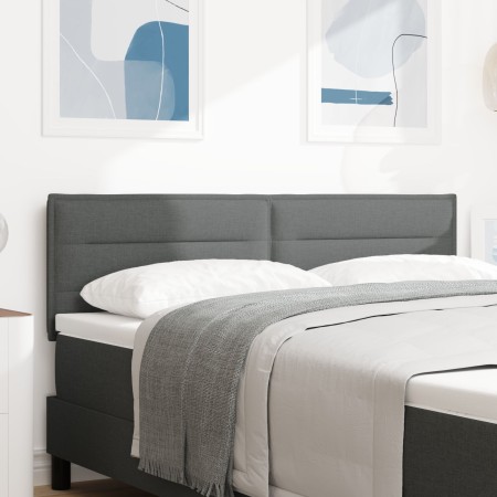Cabecero Diseño Líneas Gris Oscuro 80 cm Tela by , Headboards and footboards - Ref: Foro24-3337993, Price: 75,75 €, Discount: %