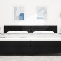 cabecero LED Diseño de Líneas Negro 200 cm Tela de , Cabeceros y pies de cama - Ref: Foro24-3338008, Precio: 90,36 €, Descuen...