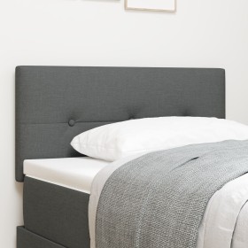 Cabecero LED con botones, tapizado en gris oscuro de 100 cm de , Cabeceros y pies de cama - Ref: Foro24-3338110, Precio: 63,4...
