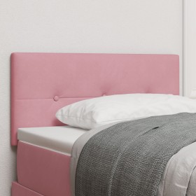 Cabecera LED Acolchada con Botones Rosa 100 cm Terciopelo de , Cabeceros y pies de cama - Ref: Foro24-3338121, Precio: 63,40 ...