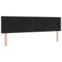 Cabezal LED con botones acolchados Negro 90 cm Terciopelo von , Kopf- und Fußteile - Ref: Foro24-3338157, Preis: 81,29 €, Rab...