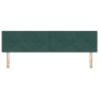 Cabecero LED con botones acolchados en terciopelo verde oscuro de 90 cm von , Kopf- und Fußteile - Ref: Foro24-3338158, Preis...