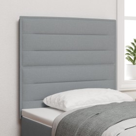 Cabecera Gris claro Tela 90 cm Detalles Decorativos by , Headboards and footboards - Ref: Foro24-3338272, Price: 90,31 €, Dis...