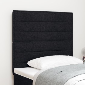Cabecera LED Diseño de Líneas Negra 100 cm Tela by , Headboards and footboards - Ref: Foro24-3338281, Price: 96,96 €, Discoun...