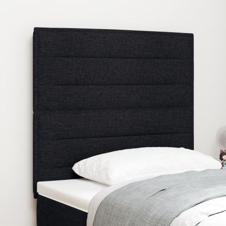 Cabecera LED Diseño de Líneas Negra 100 cm Tela by , Headboards and footboards - Ref: Foro24-3338281, Price: 96,96 €, Discoun...