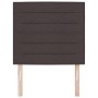 Cabecero LED Diseño de Líneas Marrón Oscuro 100 cm Tela von , Kopf- und Fußteile - Ref: Foro24-3338282, Preis: 77,08 €, Rabat...