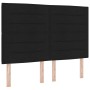 Cabecera diseño de líneas LED negra 160 cm tela by , Headboards and footboards - Ref: Foro24-3338295, Price: 138,00 €, Discou...